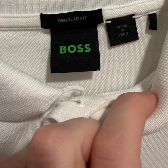BOSS White Polo Shirt - Picture 2 of 5